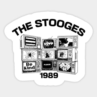 The stooges TV classic Sticker